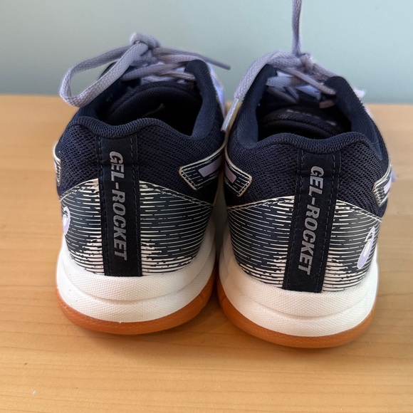 NEW Asics Gel Rocket Indoor Sport Shoes‎ Purple Women's Volleyball - Picture 3 of 7